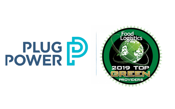 Plug Power Named to Food Logistics’ Top Green Providers List for 2020